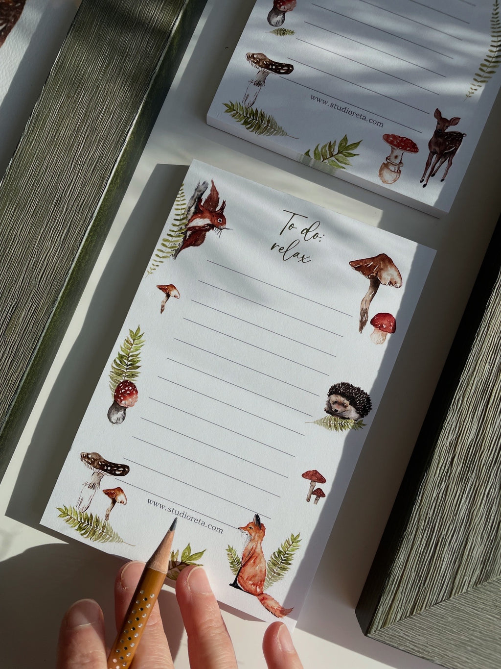 To Do: Relax - Forest Scene Notepad