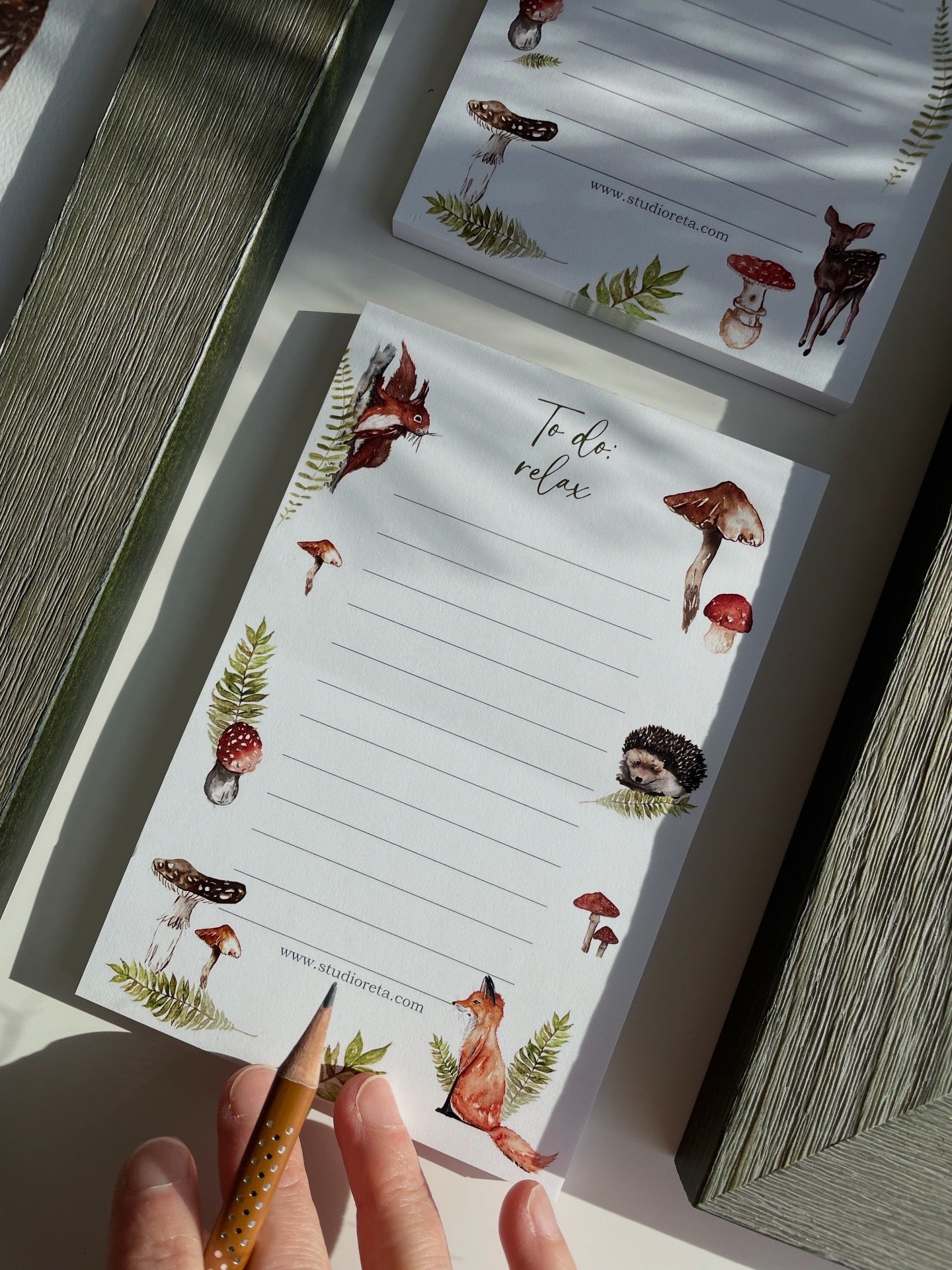 To Do: Relax - Forest Scene Notepad
