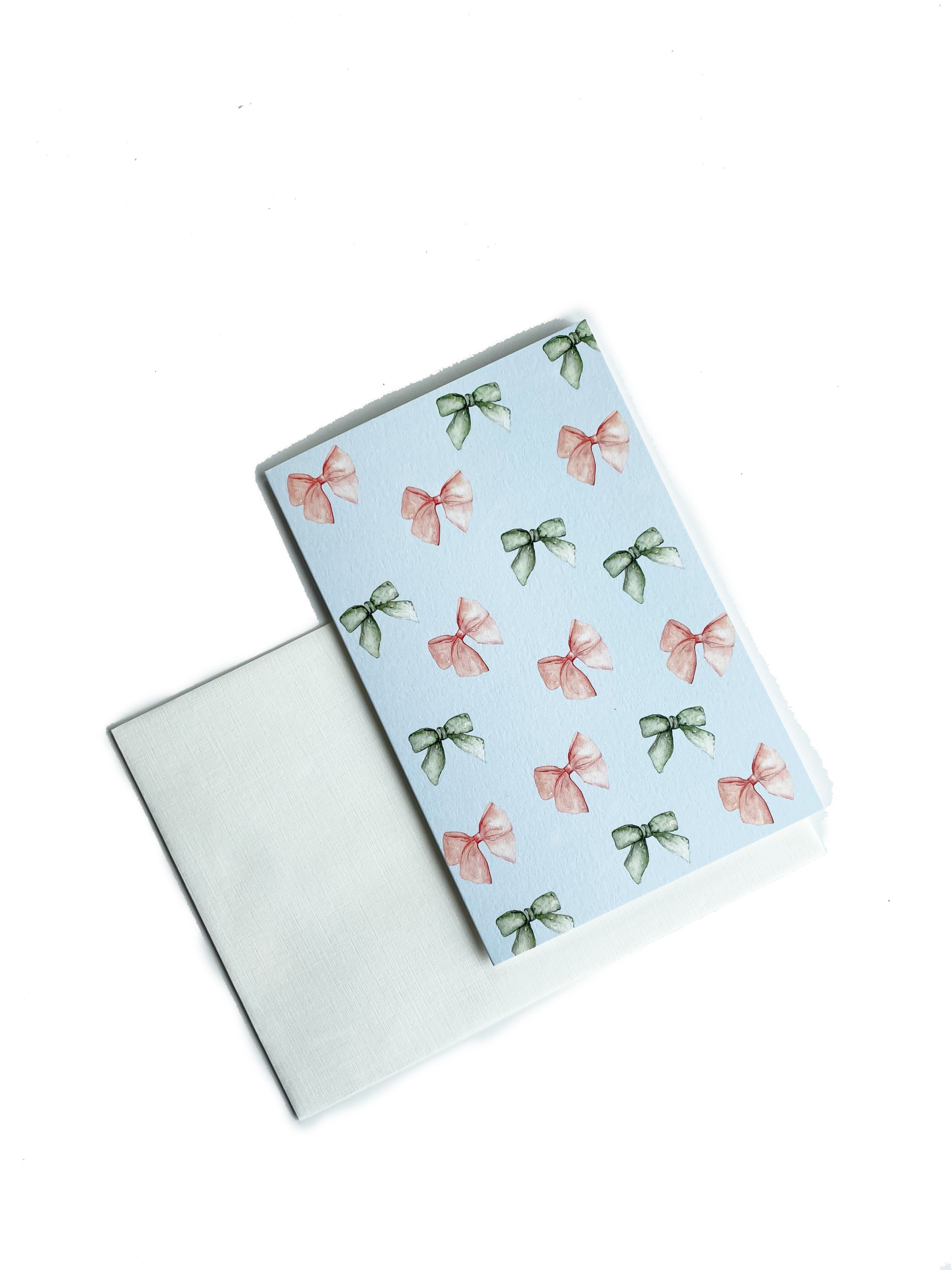 Tiny bows - greeting card