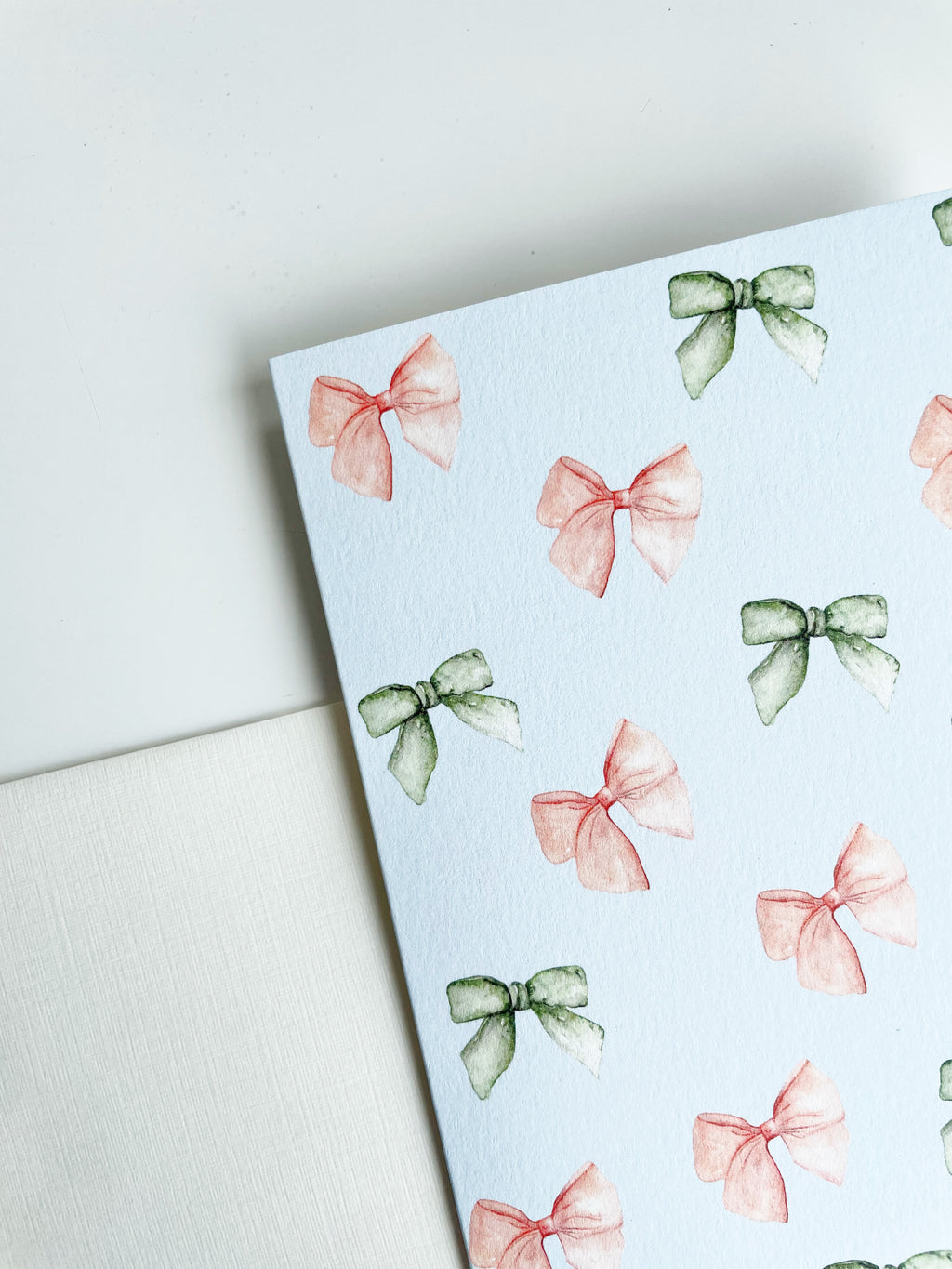 Tiny bows - greeting card