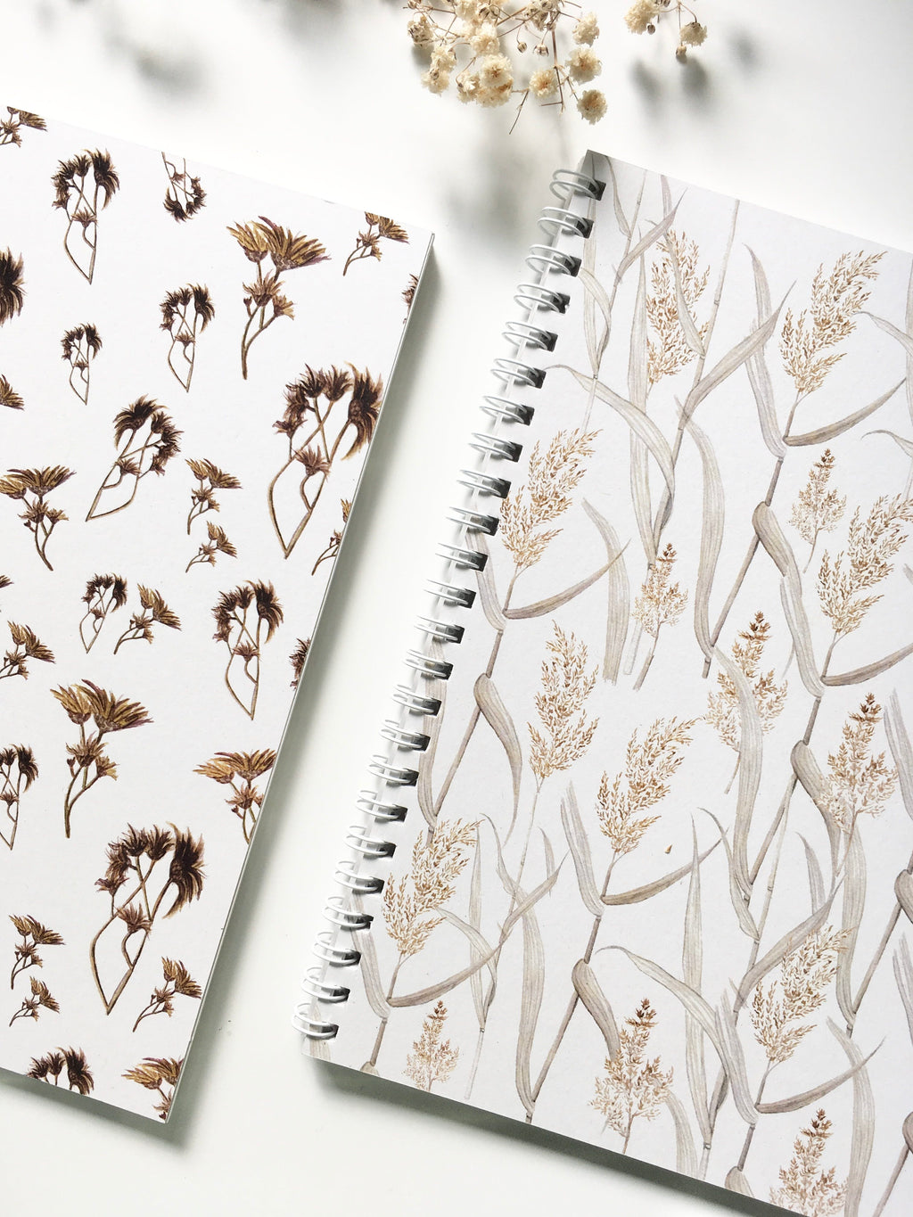 Botanical spiral notebook - 100% recycled