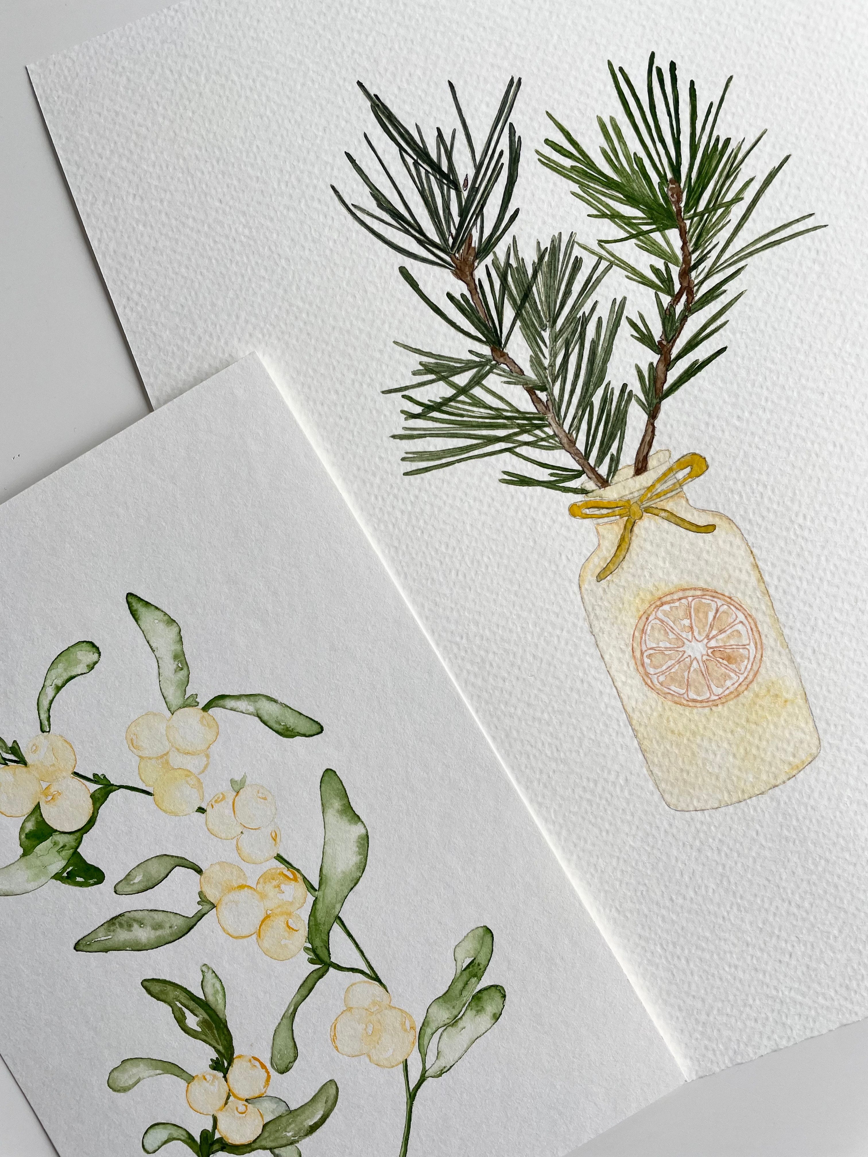 DIY Postcard set - the Winter edition
