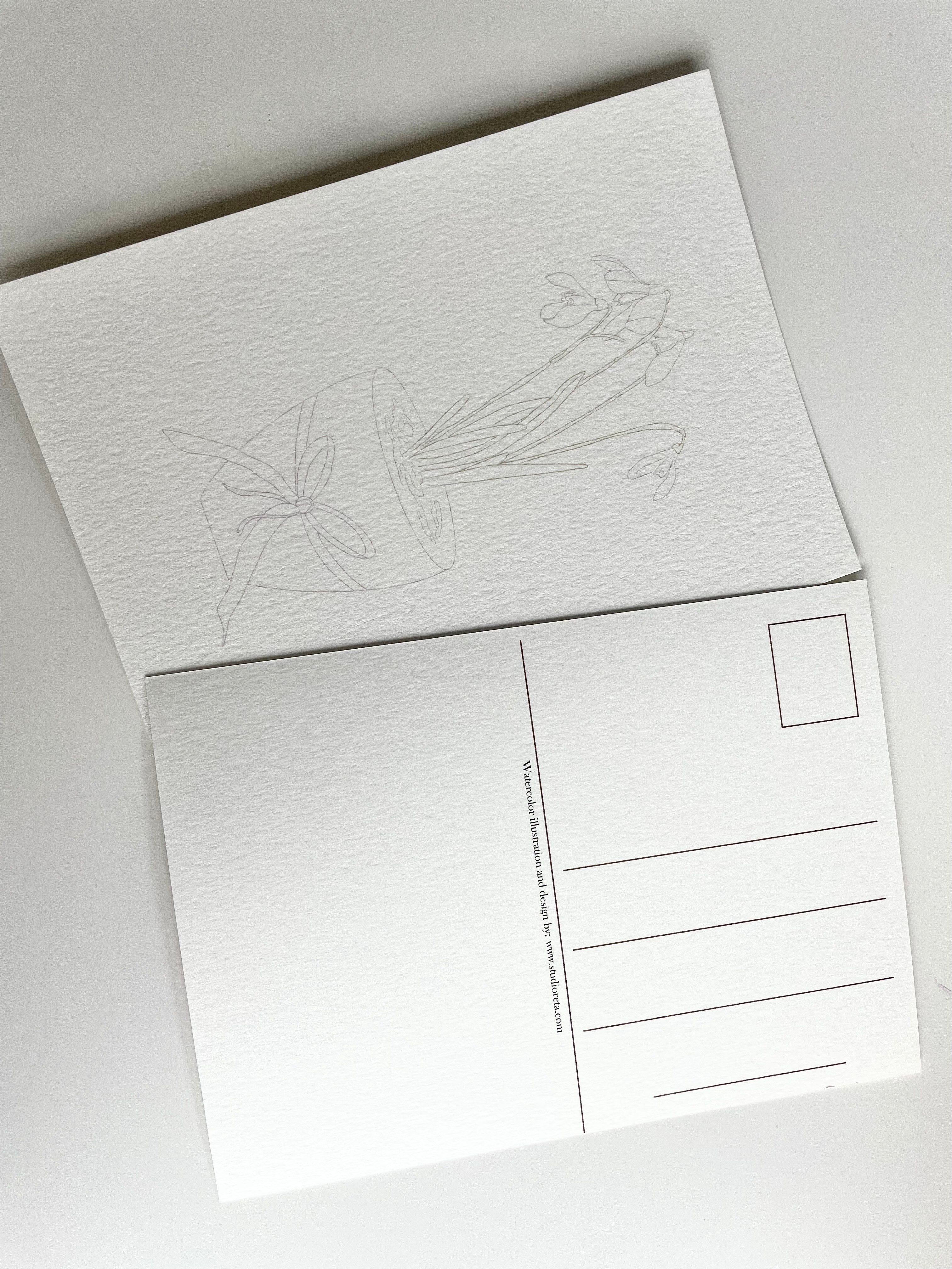 DIY Postcard set - the Winter edition
