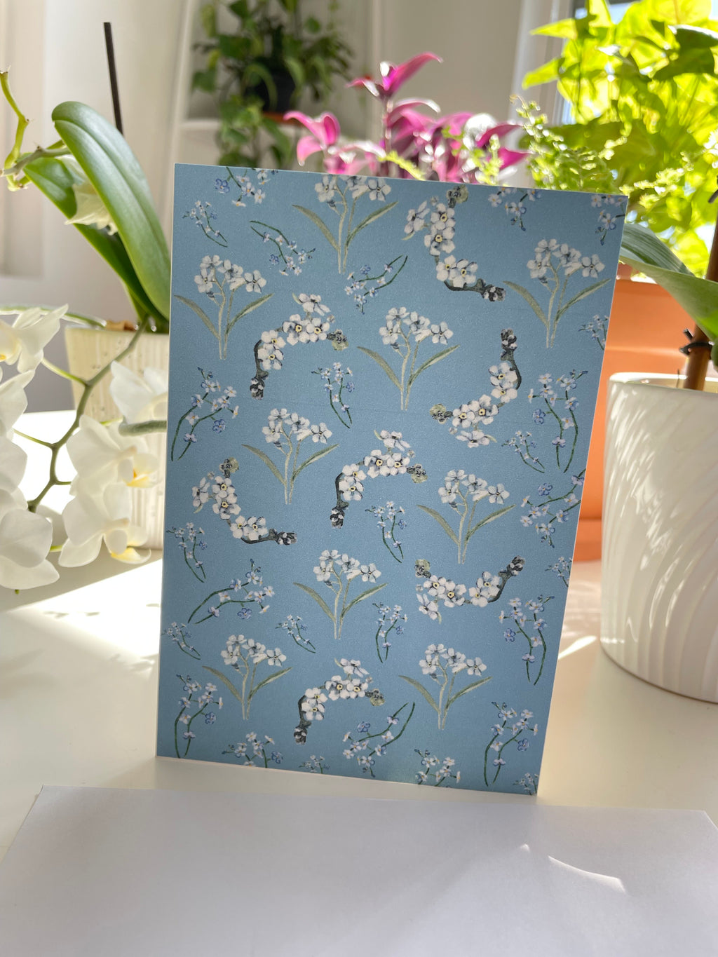 Forget me not - greeting card
