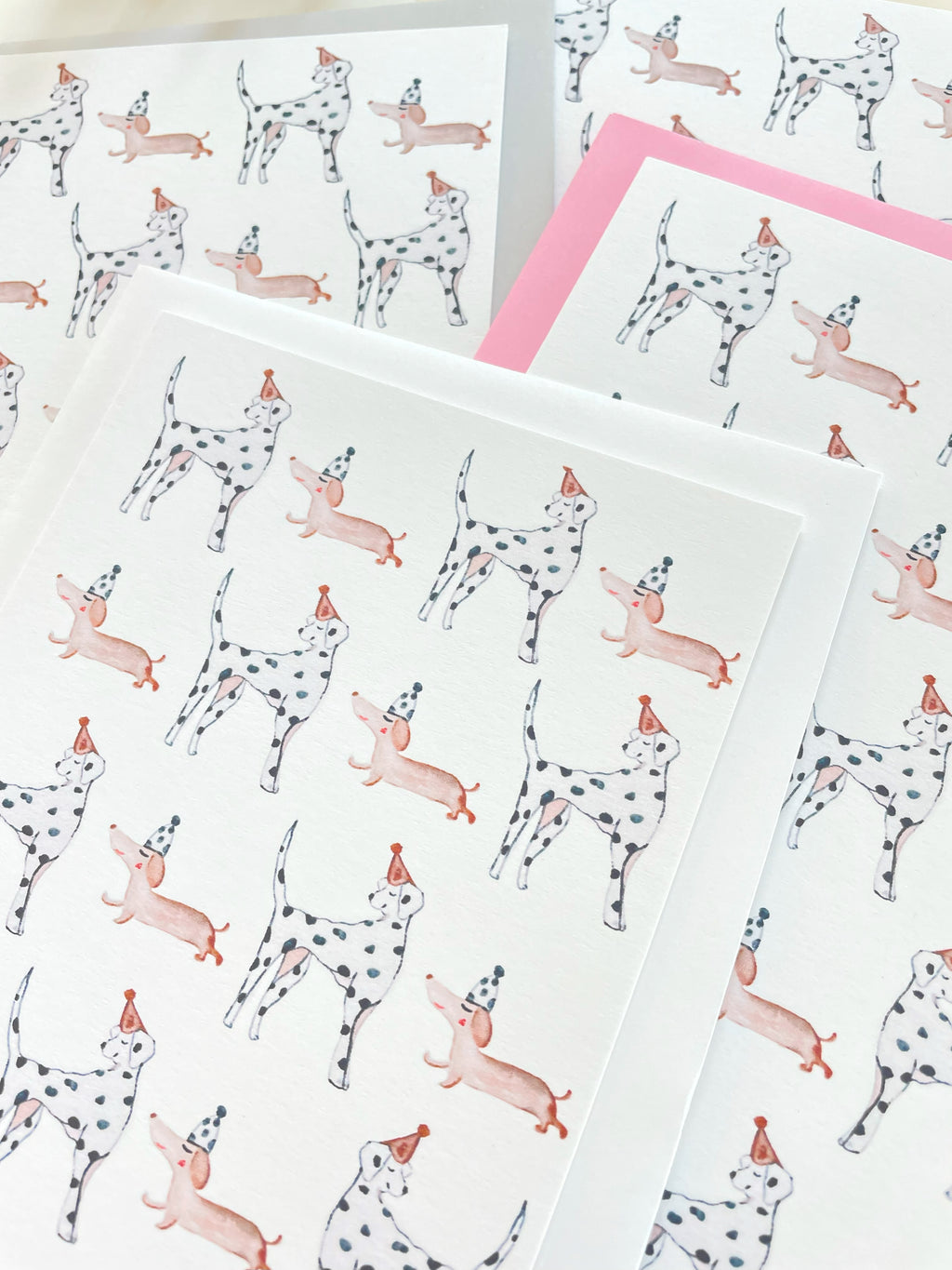 Happy birthday cards with cute illustrations