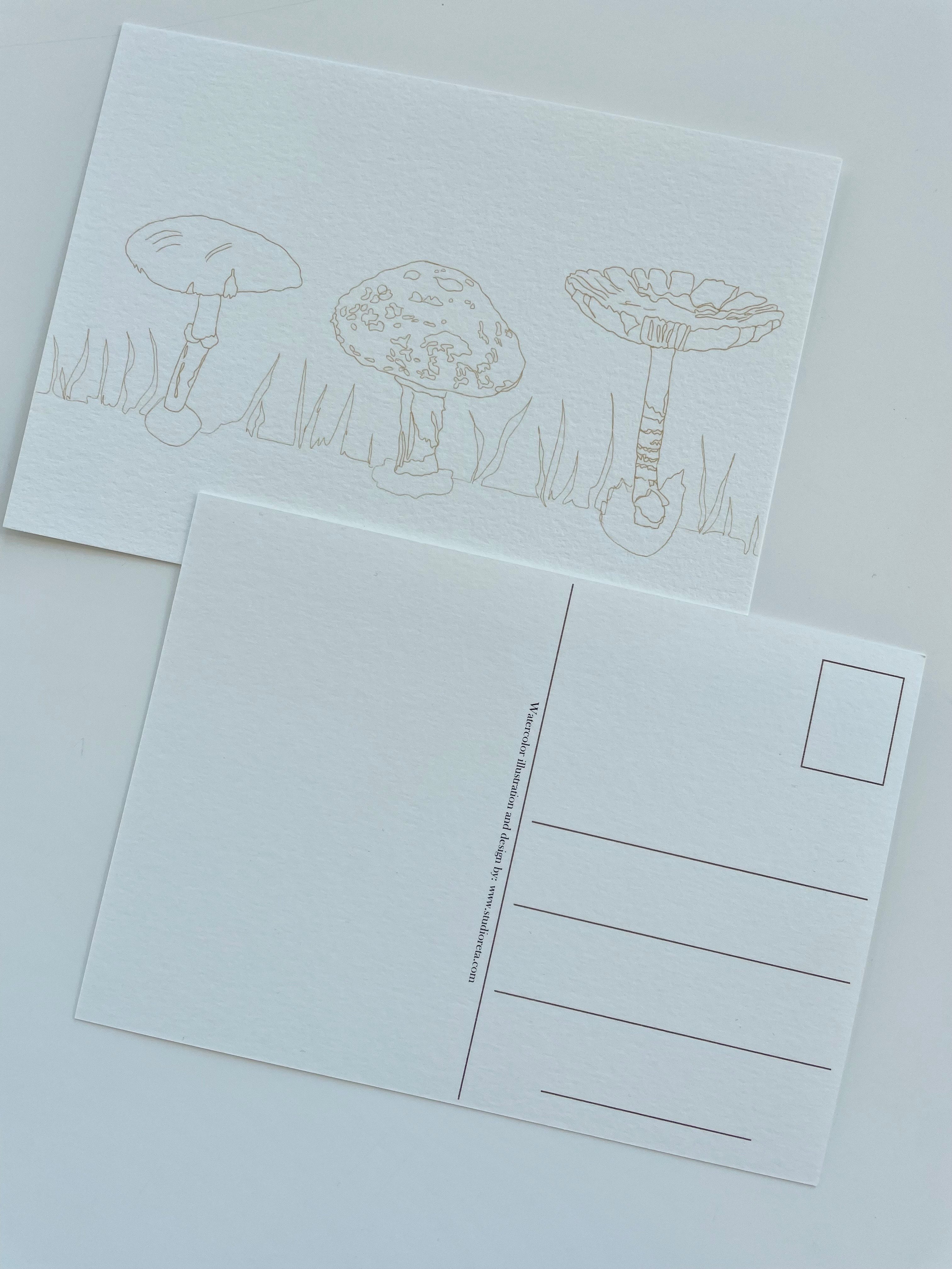 DIY Postcard set - the Fall edition