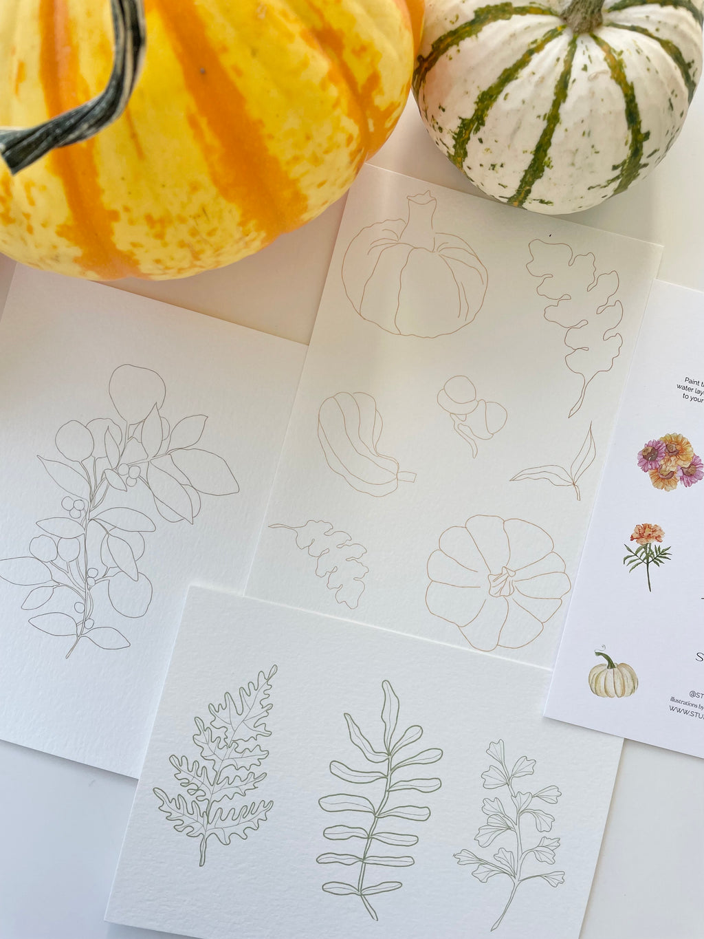 DIY Postcard set - the Fall edition