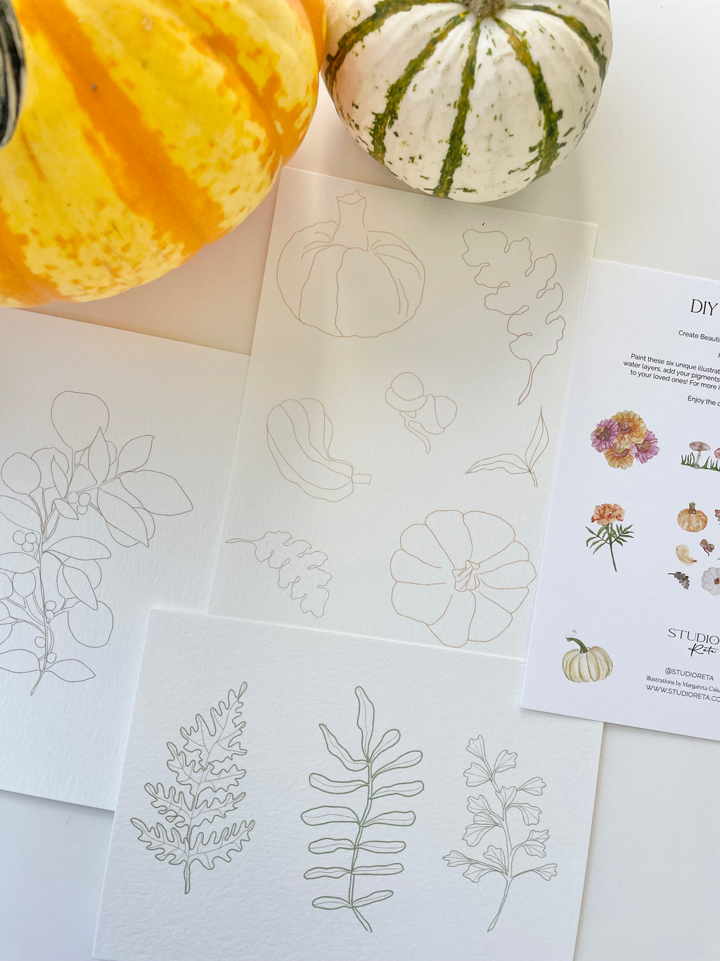 DIY Postcard set - the Fall edition