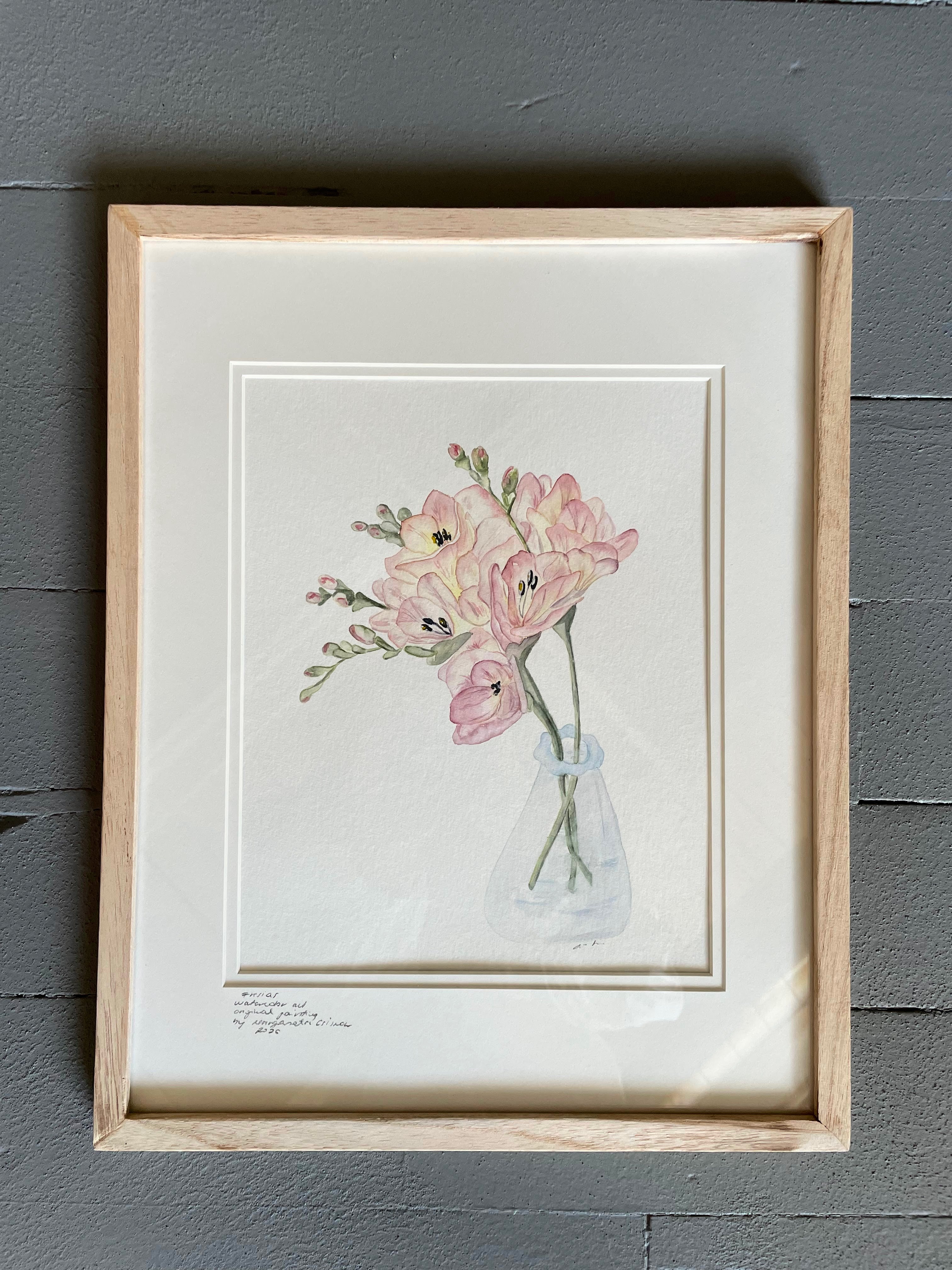 Fresias - original watercolor art