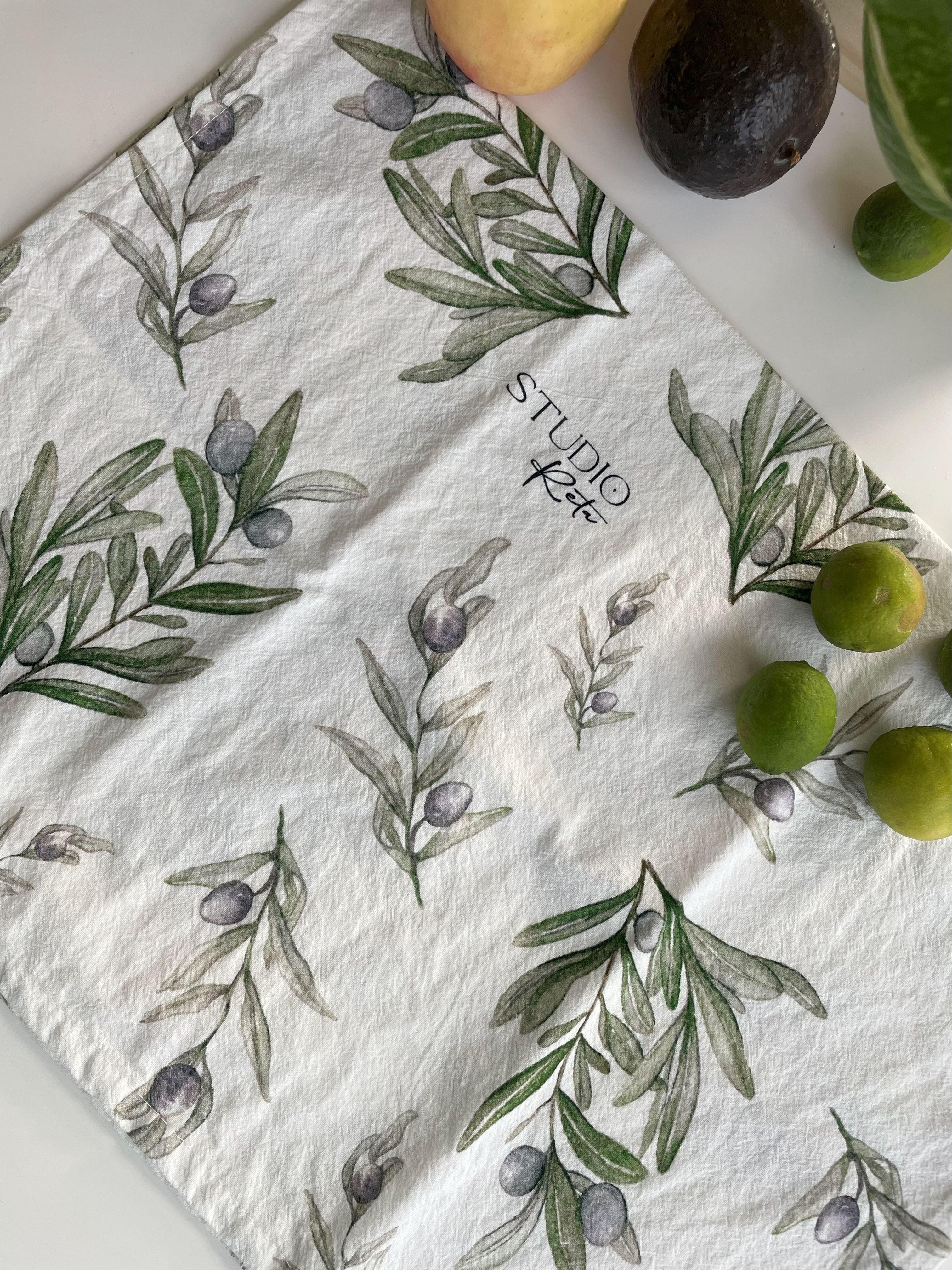 Botanical tea towels