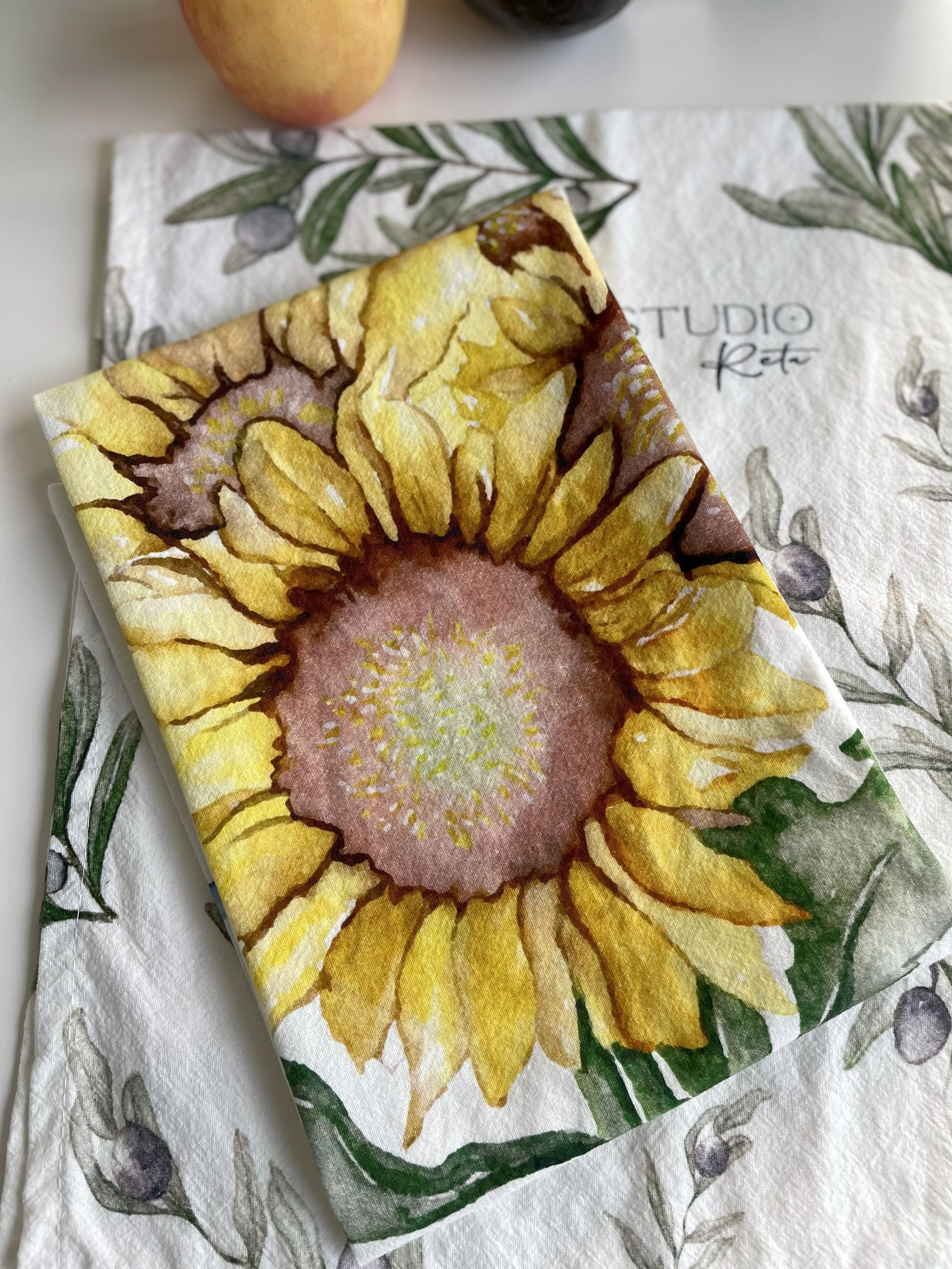 Botanical tea towels