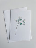 Winter flower - greeting card