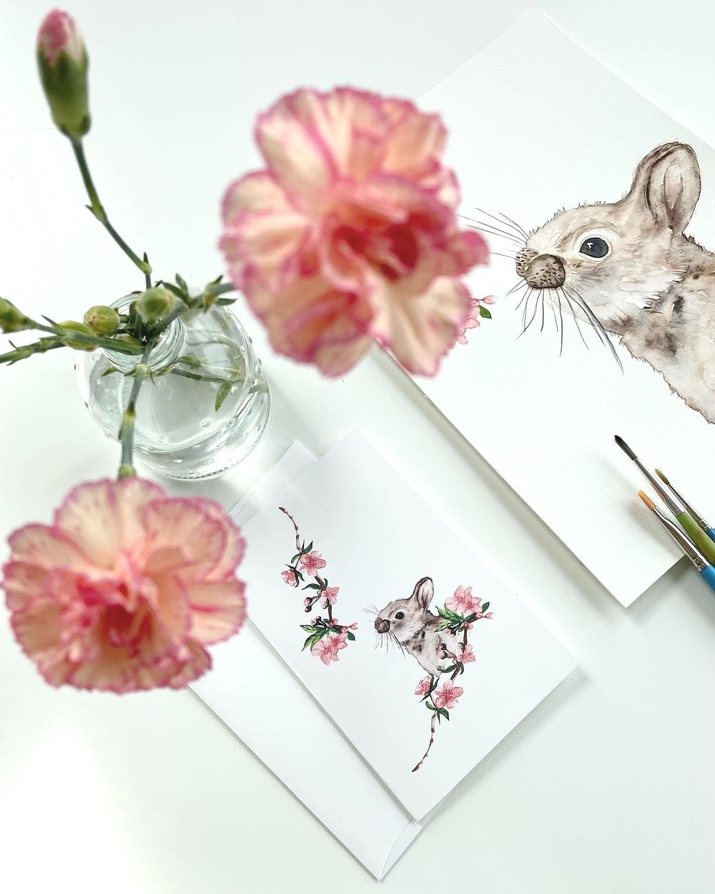 Bunny - greeting card