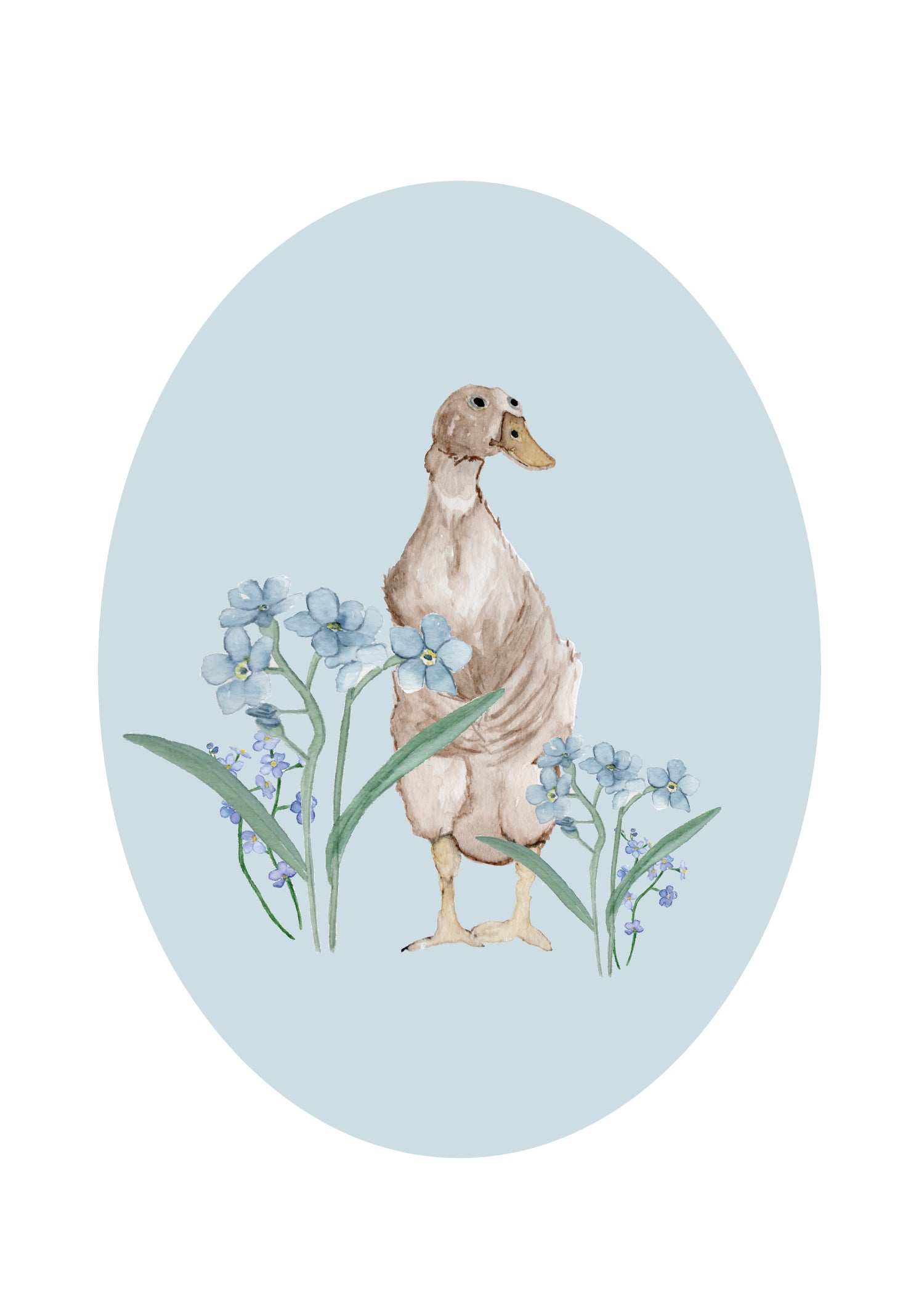 Goose portraits - art print