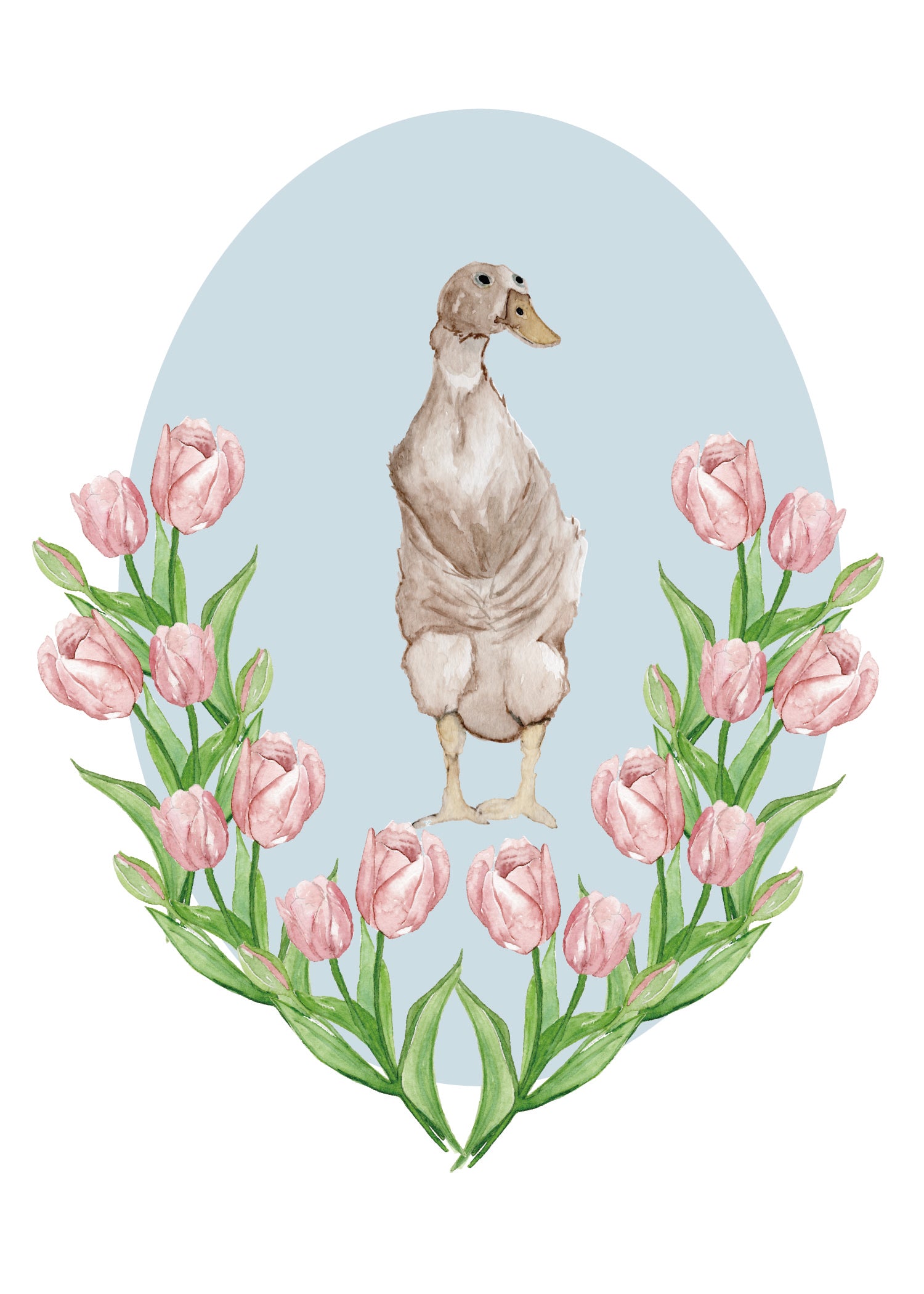 Goose portraits - art print