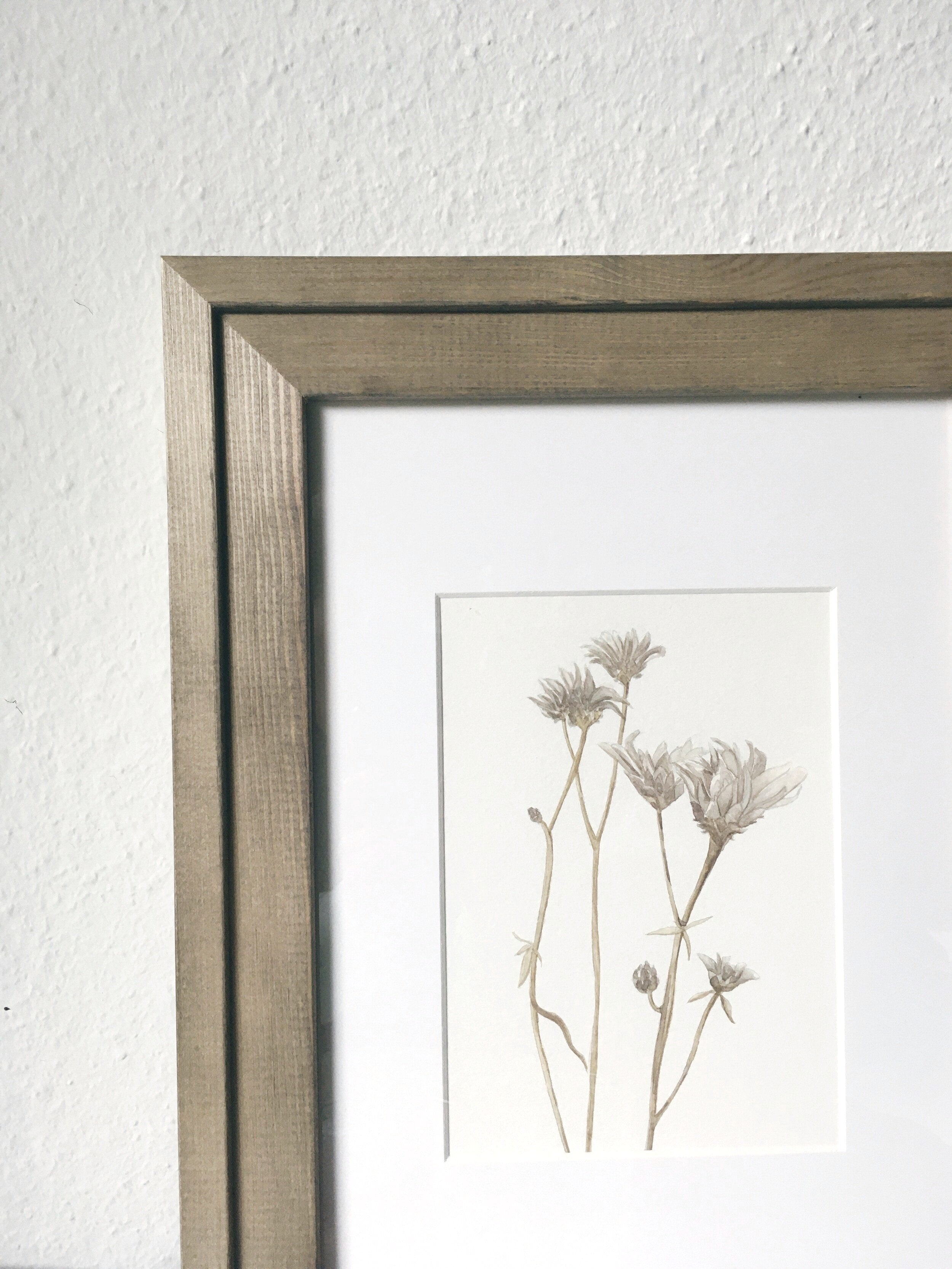 My gloomy summer flowers - art print