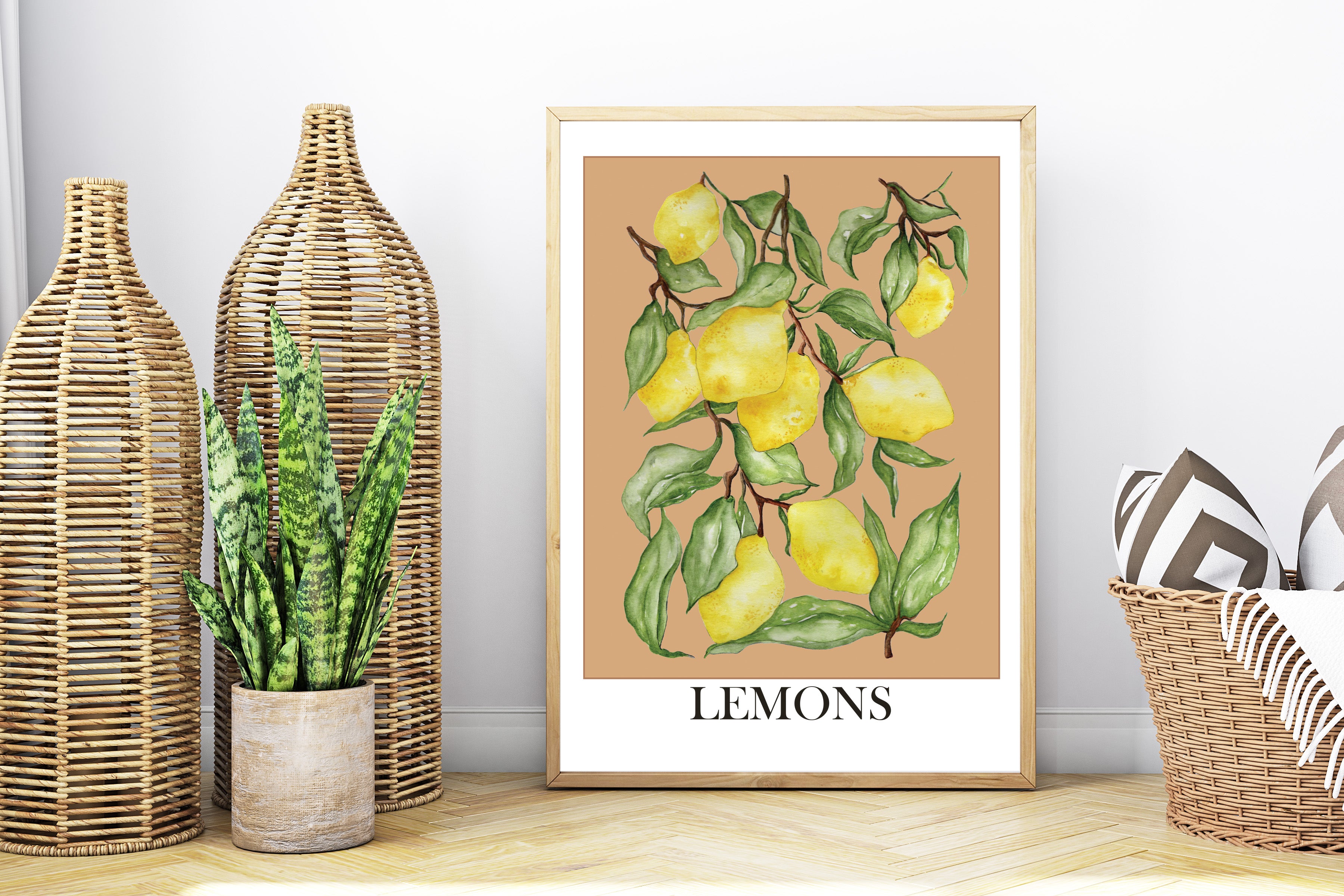 Lemon - art print poster