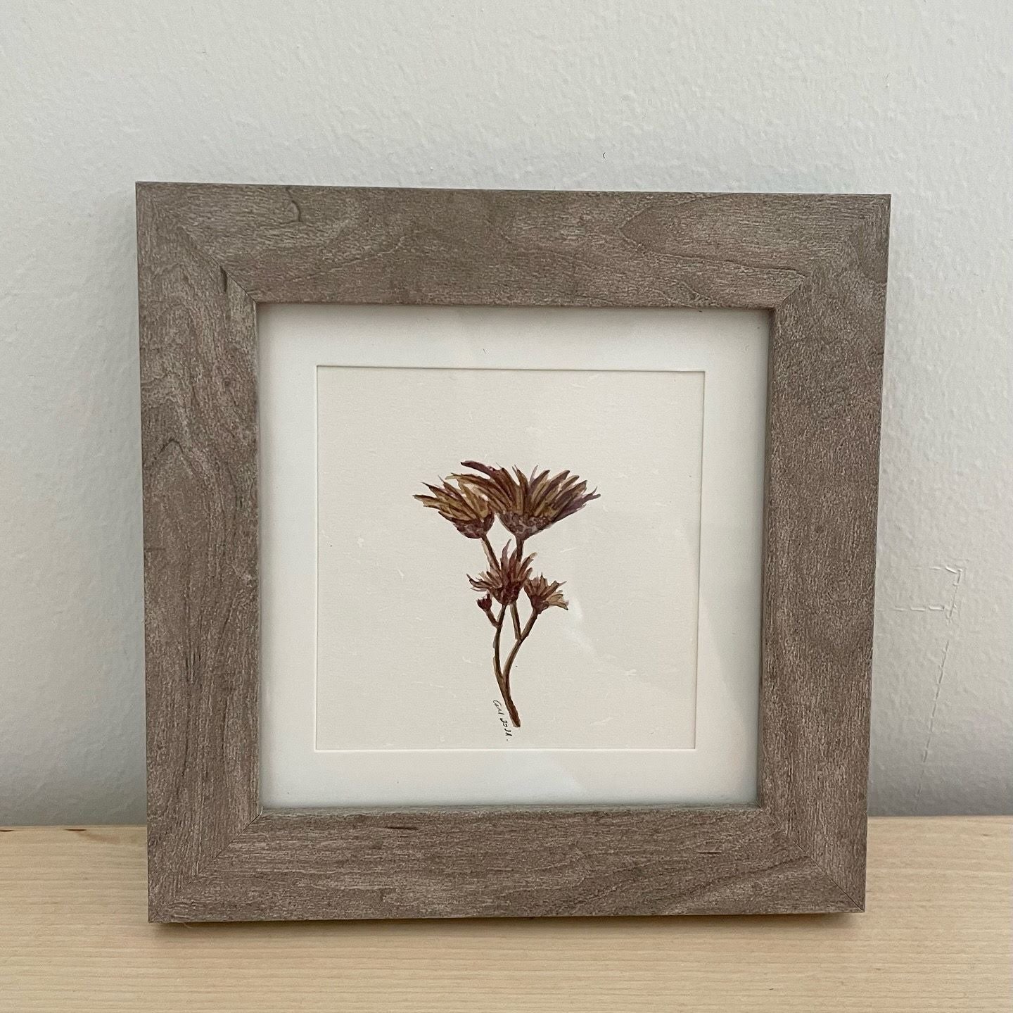 Grey frame for 4 x 4 mini prints